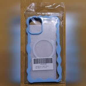 iPhone 16 Plus® Wavy MagSafe® Compatible Phone Case Blue